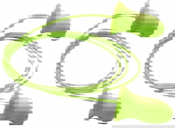 Earplug: 33dB, Non-PVC Foam, Contoured, Roll Down, Corded